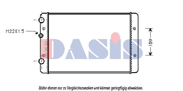 AKS DASIS Radiators, Motora dzesēšanas sistēma 041610N